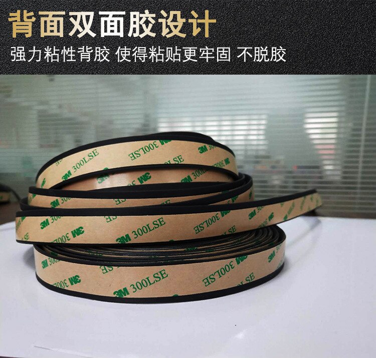 1Meter Car Window Sealant Rubber Sticker Sunroof Triangular Window Sealed Strip Seal Trim For Auto Vehicle Front Rear Windshield