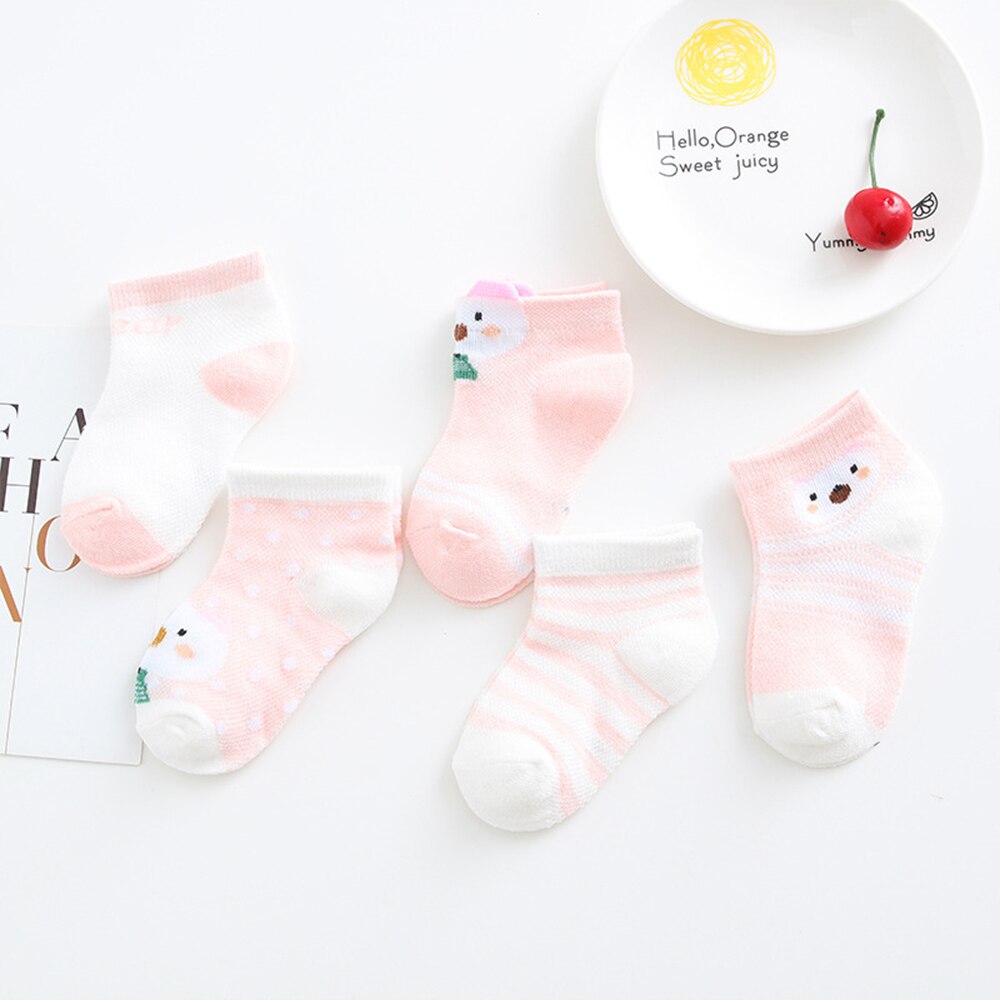 5 Pairs 1-3years Baumwolle Baby Kinder Socken Herbst Niedlichen Cartoon Jungen Sport Socken Komfortable Druck Winter Kinder Socken Mädchen Socken: A