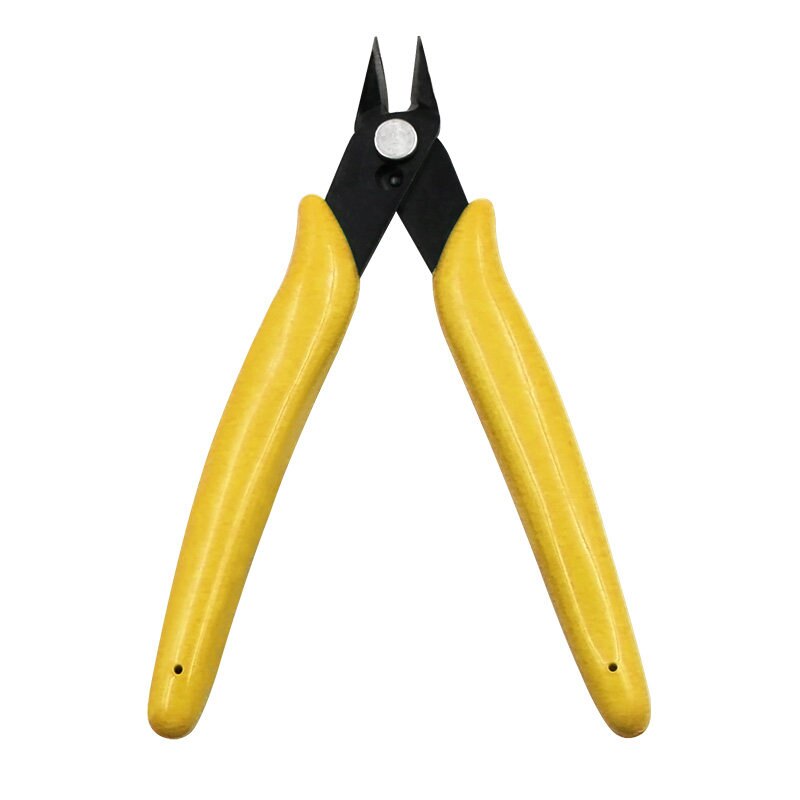 Elektrische draadkabelknippers zijkniptangen vlakke tangen handgereedschap tangen: Geel