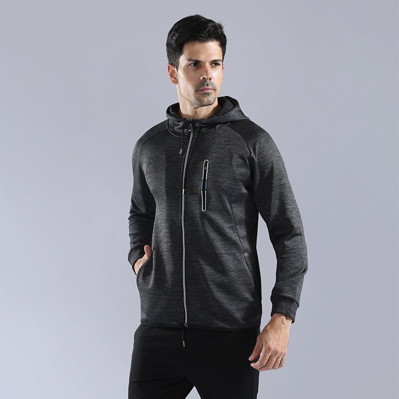 CYCLE ZONE Outwear Winter Jacket Men Windproof Hood Men Jacket Warm Men Parkas Outdoor Sports Fitness Cycling Jacket Tops Men: Gray / XXL