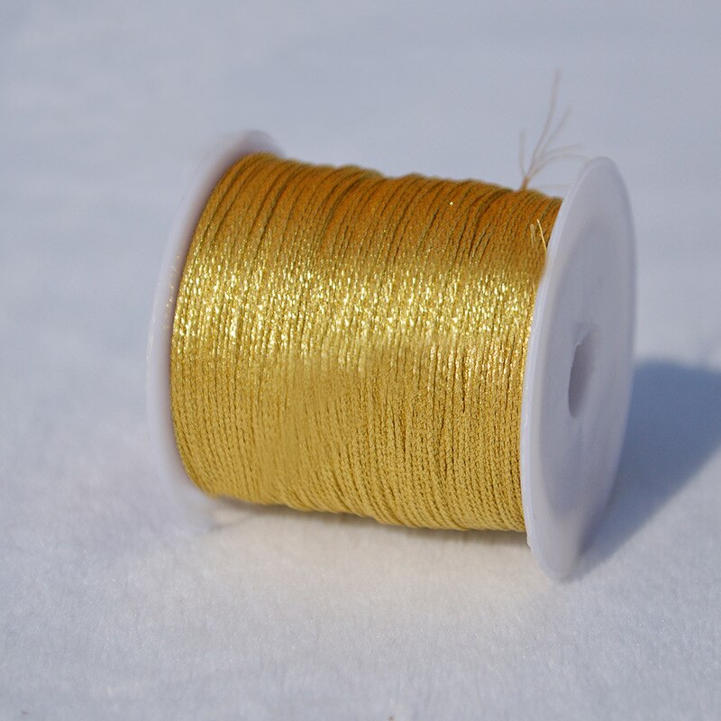 100m/ rullar färgglada rep för halsband armband garn tagg tofs att göra hantverk tråd smycken pyssel tillbehör bröllopsfest