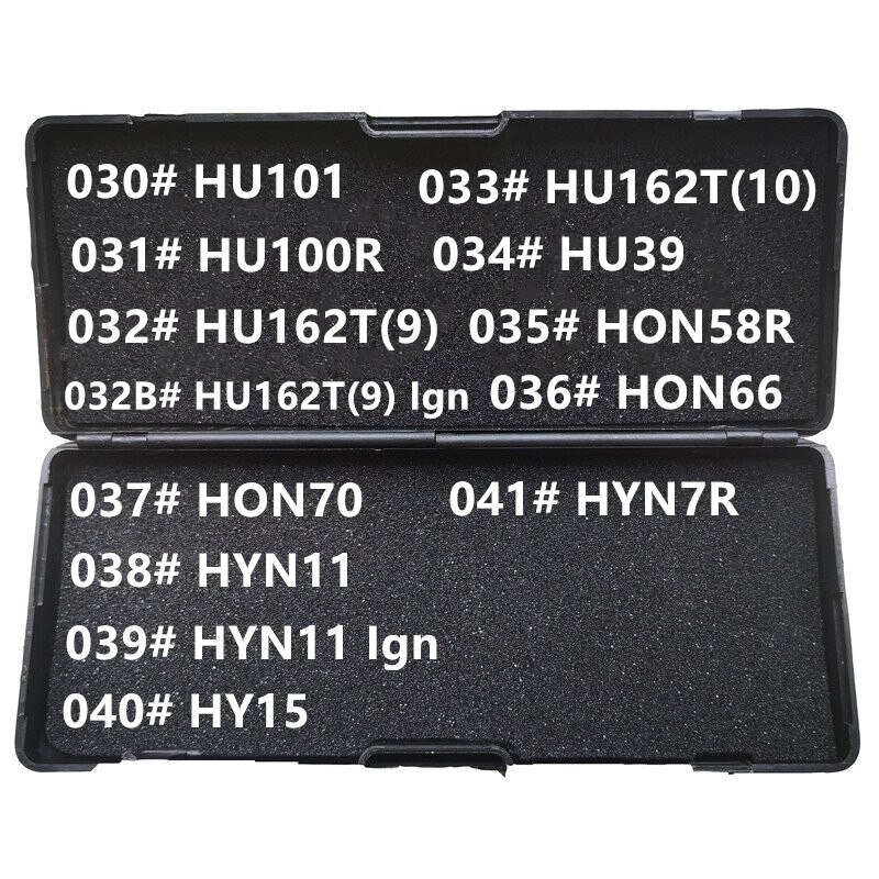 No black box no blade 021-029B# LiShi 2 in 1 HU46 HU56 HU58 HU64 HU66 HU83 HU87 HU92 HU100 HU100(10) reader Locksmith Tools