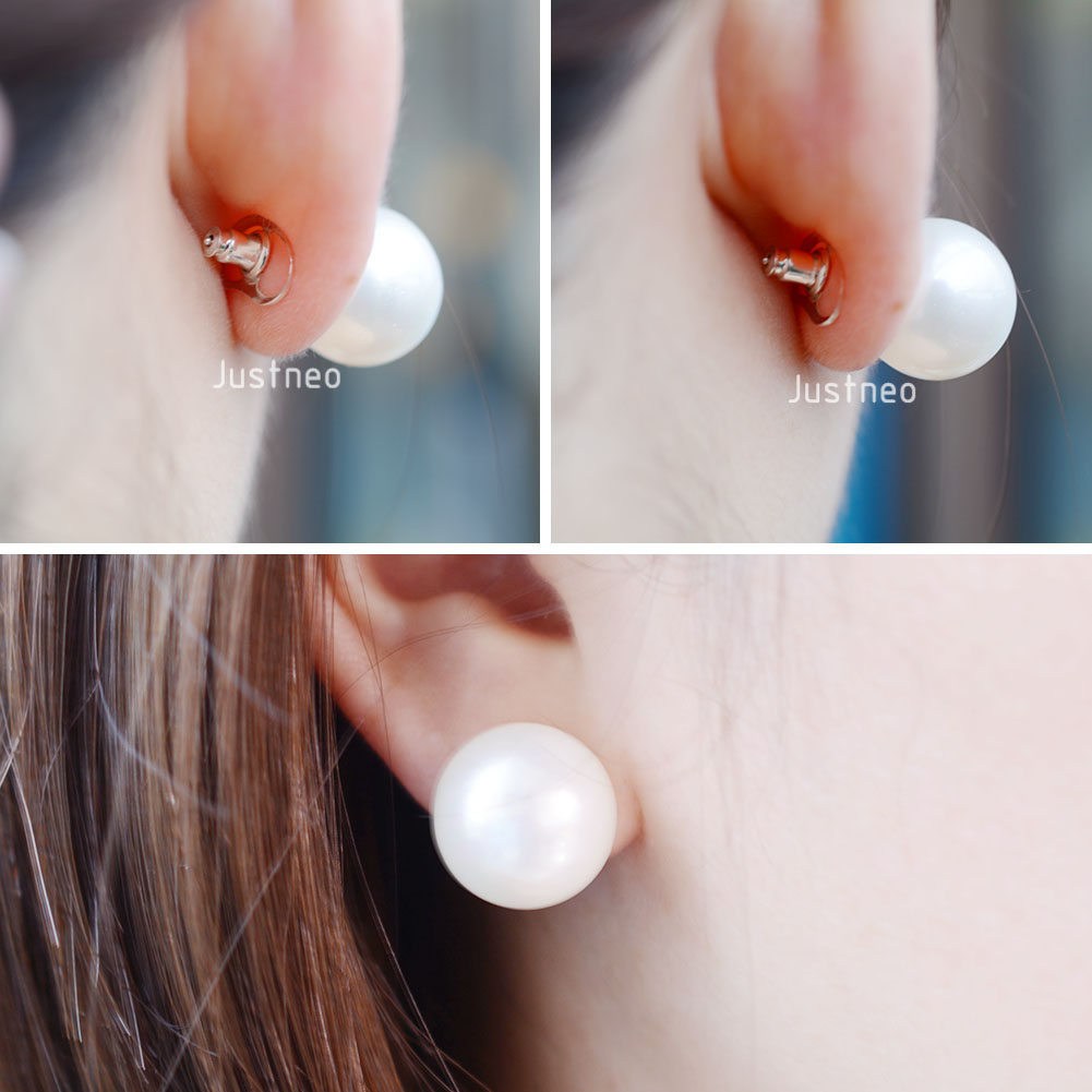 Respaldos para pendientes, respaldos para pendientes grandes hipoalergénicos de plata sólida 925 para orejas caídas, elevador de pendientes ajustable, lóbulo de oreja