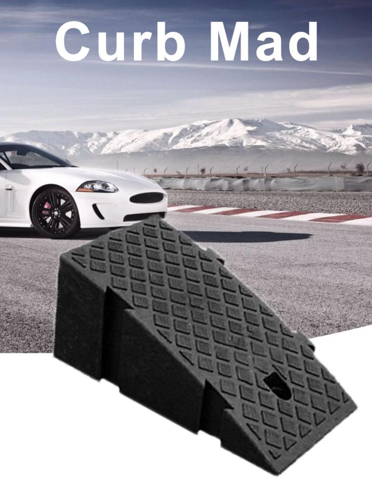 Portable Lightweight Plastic Curb Ramps Heavy Duty Plastic Threshold Ramp Kit Set for Car Bike Motorcycle with 16CM Height