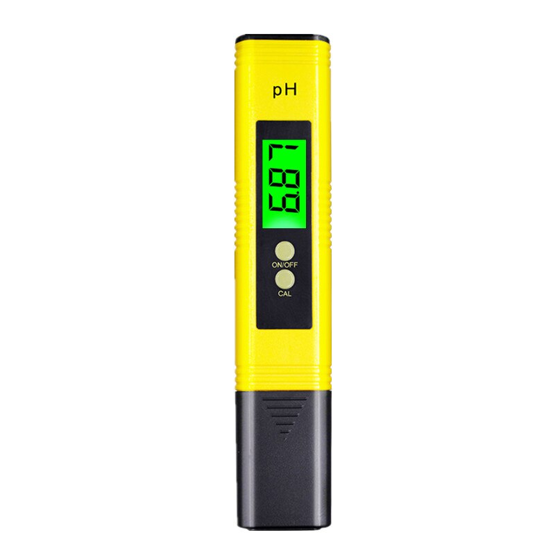 Digital PH Tester Acidity PH Meter 0.01pH Water LCD Display Water Measure Automatic Calibration with Backlight 50%off: with  backlight