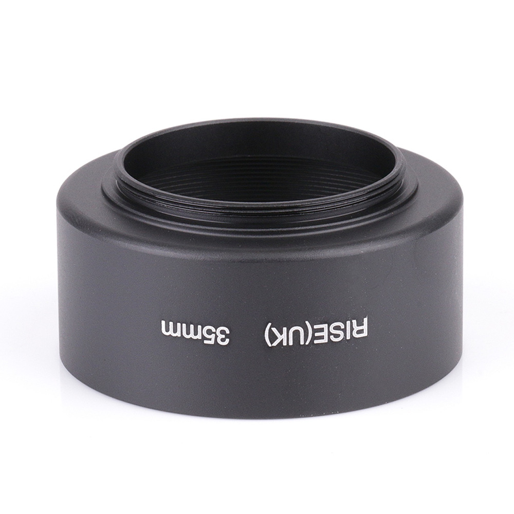 Brand black metal 35mm Metal Lens Hood for 35mm f1.7 50mm f1.4 camera CCTV Lens