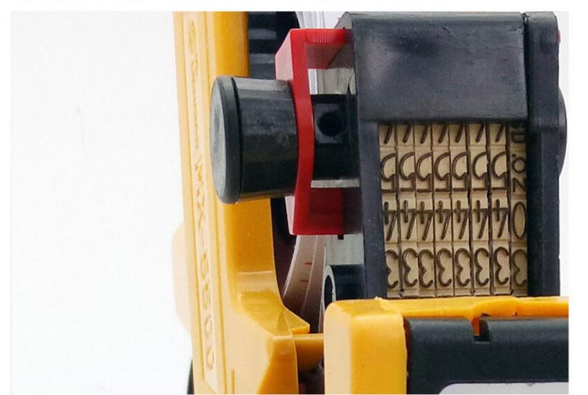 MX-5500 8 Digits EOS Price Tag Gun 1 Lines Labels + 1Ink Manual Pricing Machine Bidder Plastic Price Labeller