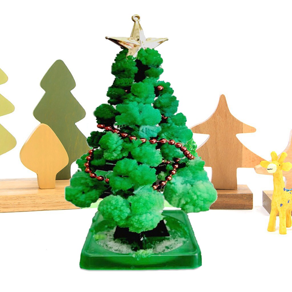 Magic Growing Christmas Tree Paper Tree Blossom Santa Claus Mini Christmas Decoration For Year Kids Desktop Toys 15ml