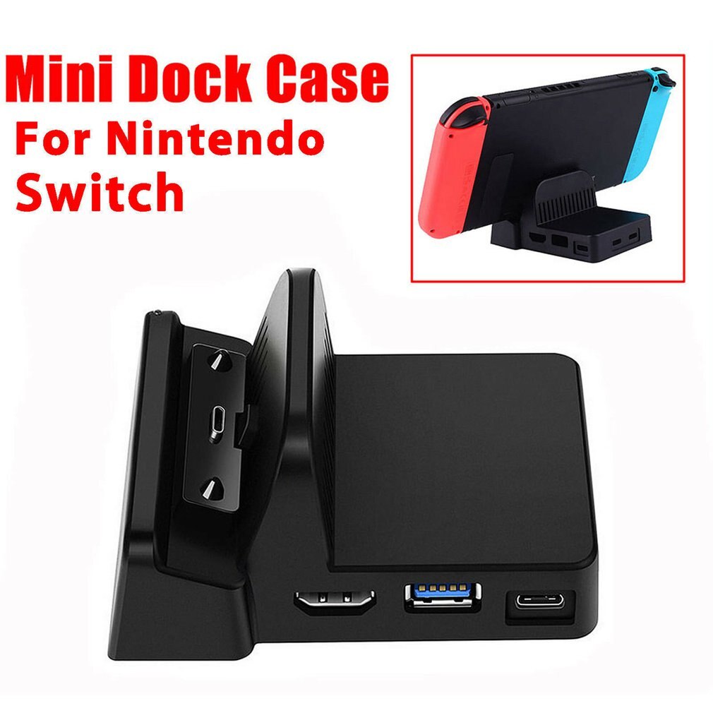 Mini bricolage étui de remplacement pour Nintendo Switch Station d'accueil Portable
