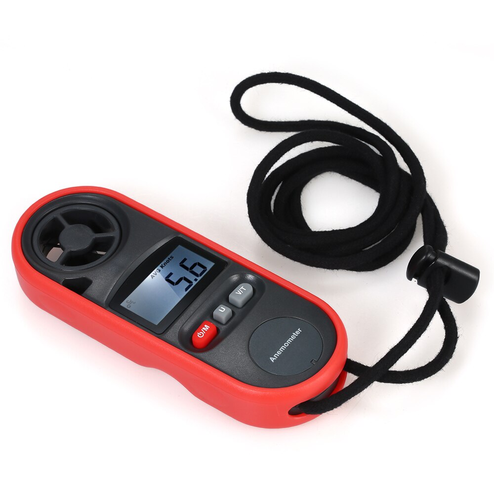 Digital Anemometer Beaufort Scale IP67 Thermometer Handheld Anemometro Pocket Wind Speed Meter Air Velocity Wind Temperature