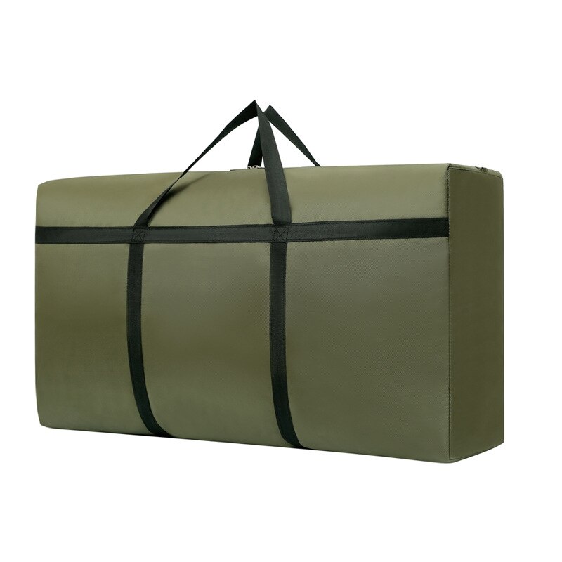 Wasserdichte Tragbare Große Kapazität Decke Tasche robust ziehen um Tasche Oxford Tuch Dicke extra Große Leinwand gewebte Tasche 75*48*28CM: Grün