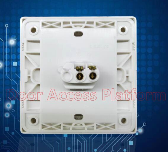 2 pcs per order Exit Release Button Plastic case Access controller use exit button door openning Simple Door Exit Button,