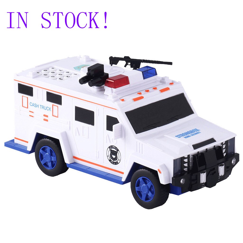 Piggy- Bank Money Saving Box Veilige Auto Vrachtwagen Plastic Wachtwoord Voor Kinderen Speelgoed Voor Kinderen Kinderen Speelgoed Grappige Bank box Accessoires