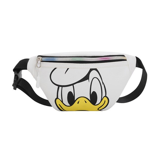 Bonitos paquetes de cintura de dibujos animados para niños, Mini precioso monedero de Mickey, paquete de almacenamiento para bebés, bolso de mano para niños y niñas, bolsa de mensajero, cartera: D