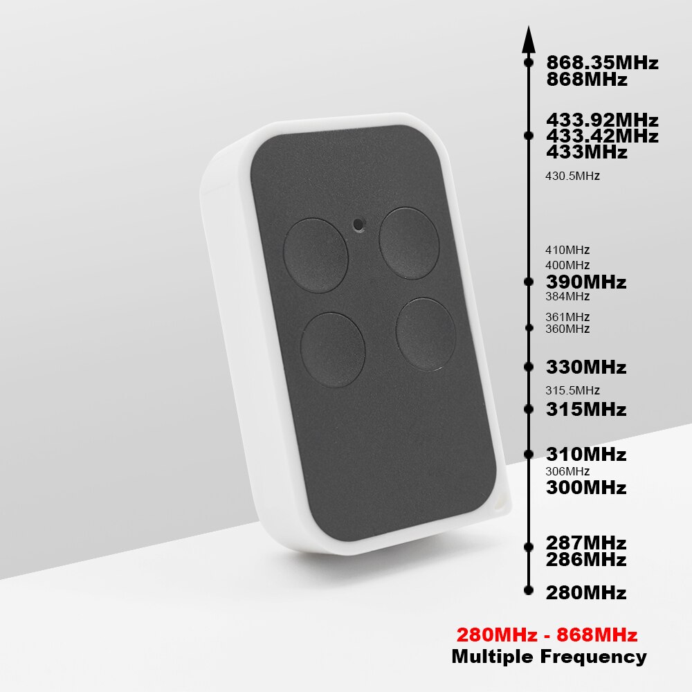 SMG-243HR Garage Door Remote Control Clone 287 300 303 301 315 330 390 433 868 MHz Multi Frequency 280-868MHz Gate Door Opener