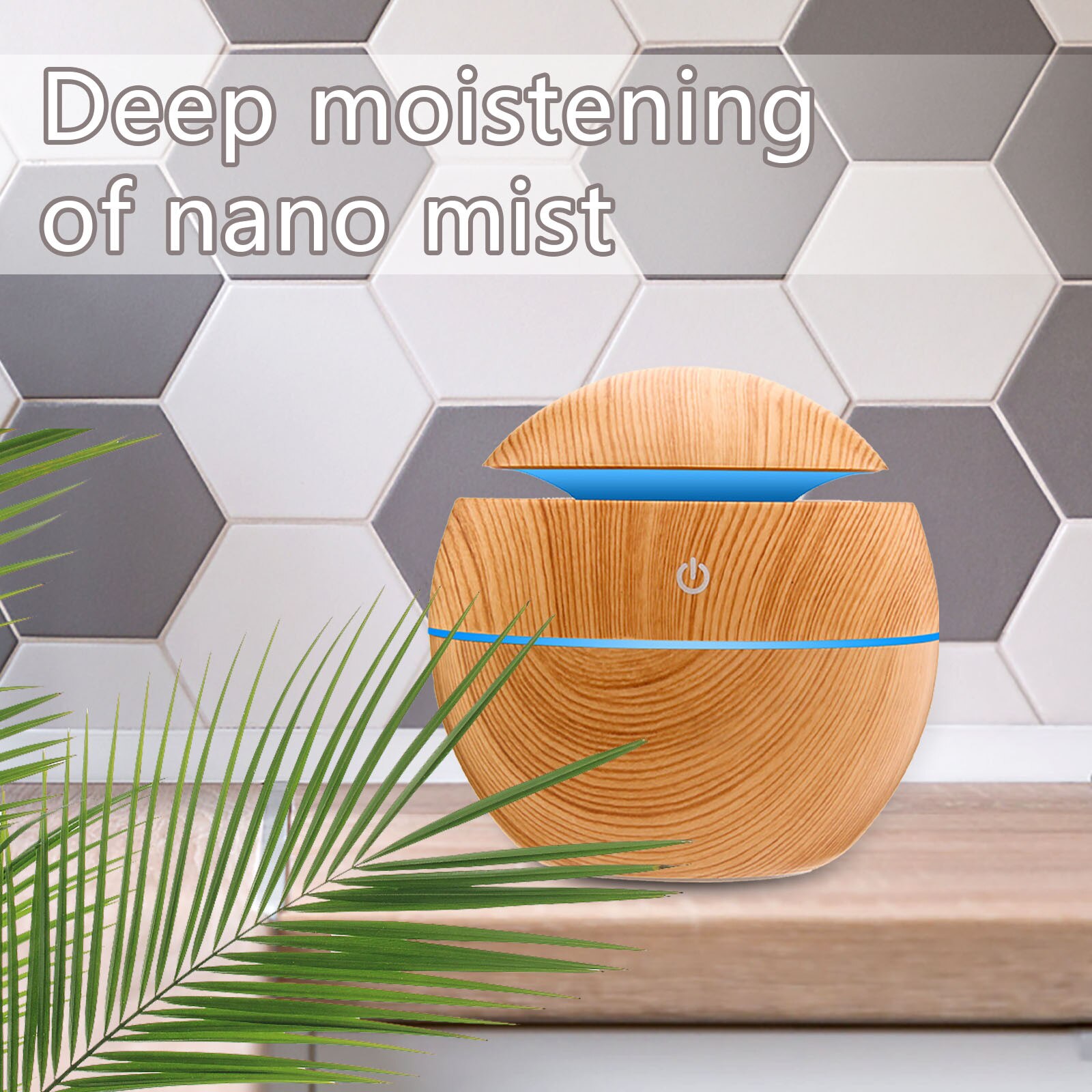 Wood Mini Air Humidifier For Home Electric Aromatherapy Diffusers Vaporizer Difuzer Aroma Diffusor Flavoring Fragrance Diffuser