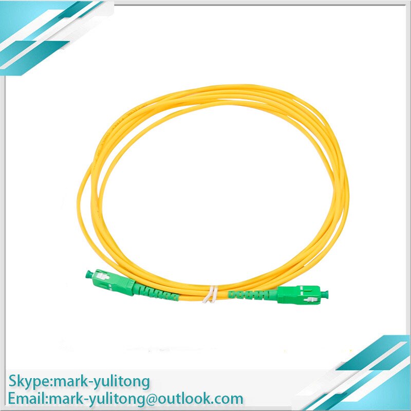 10pcs cable fibra optica SC / APC-SC / APC-SM ftth fiber cable 3m sc sc apc
