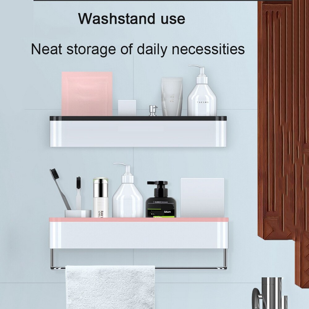 Bathroom Racks Toilet Washstand Towel Wall Storage Wall-mounted Perforated Free Hand-washing Storage Organizer Rack Accessories
