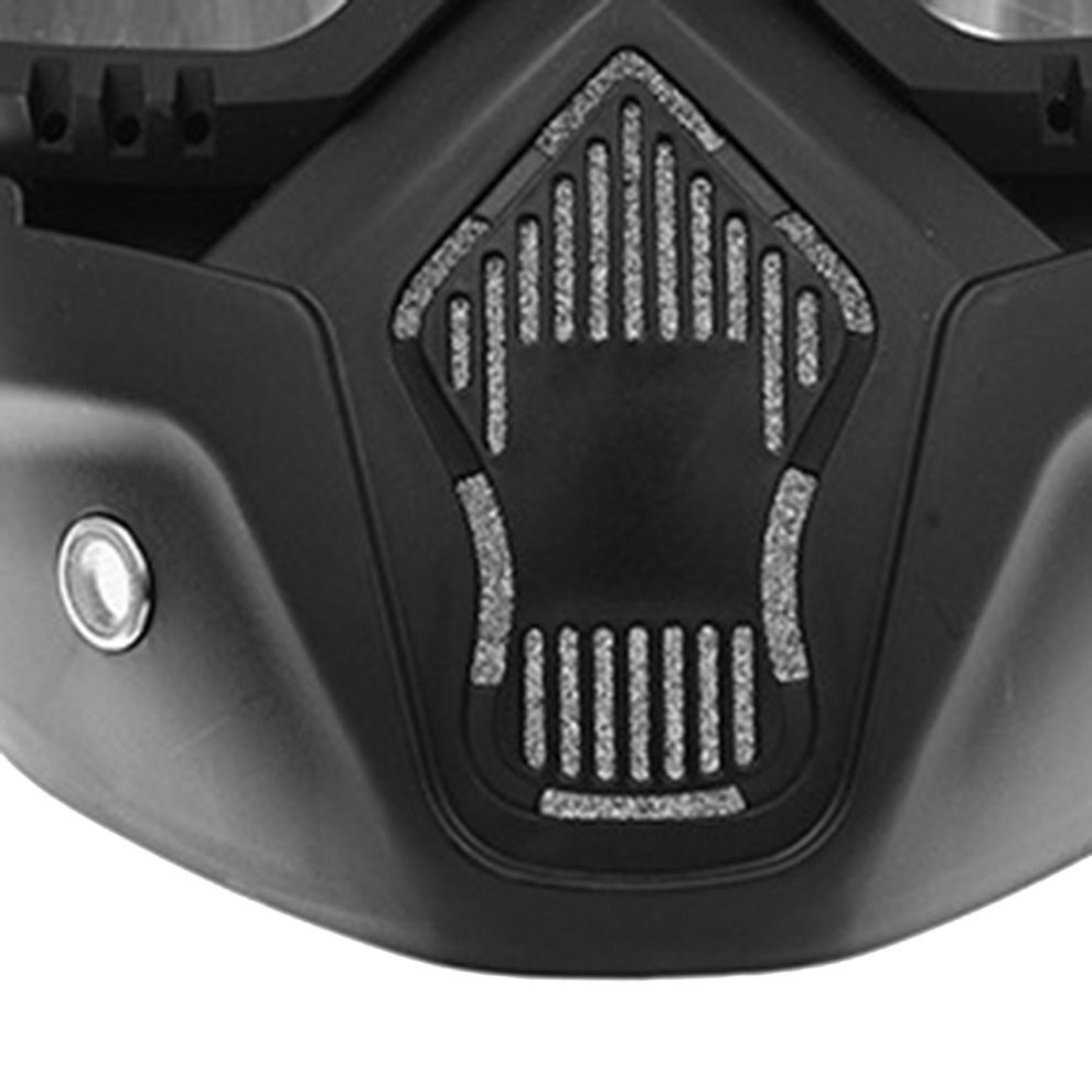 Motorrad Hai Helm Brille Moto-Cross Helm Brille retro Winddicht offen Gesicht Helme Brille Maske