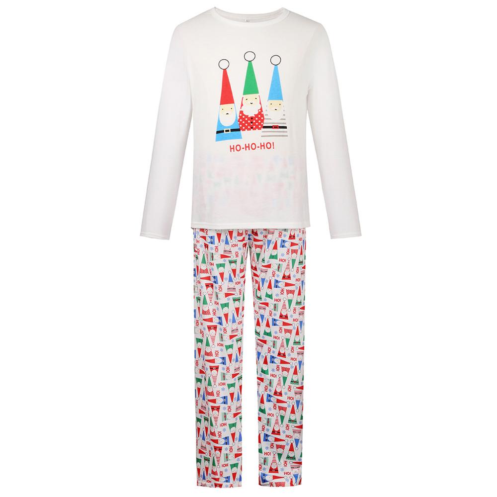 Baby julemand pyjamas pyjamas børn nattøj børn røde fuldærmede stribede bukser julepyjamas børn juletøj hustøj