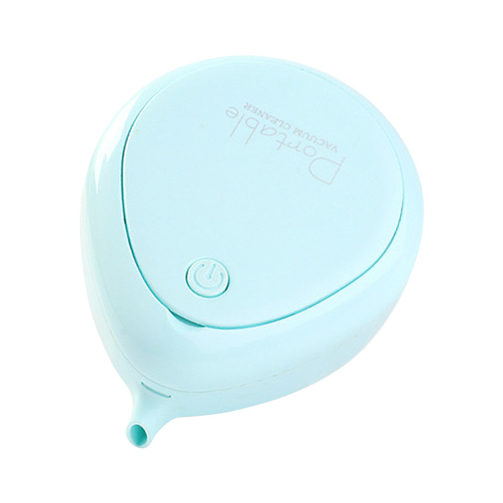 Wireless Mini Vacuum Cleaner Small Handheld Interior Desktop Dust Cleaning Tool Portable Vacuum Cleaner: Blauw