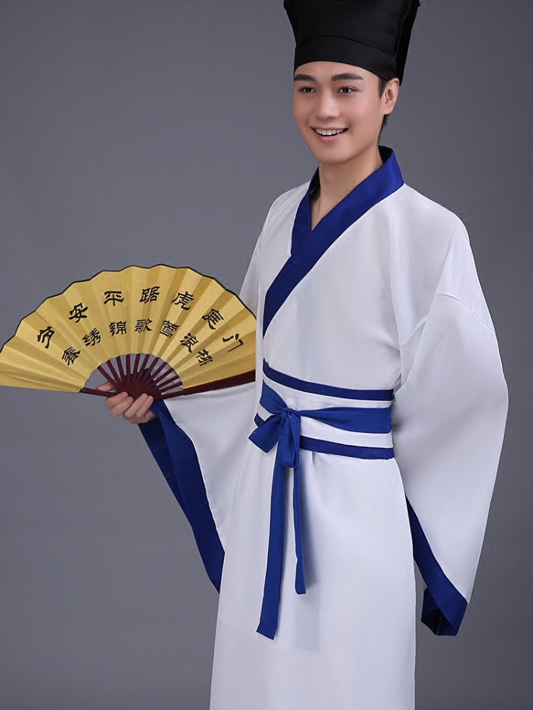 vestido tradicional chino antiguo traje Hanfu hombres Scholar ropa de los hombres ropa tradicional