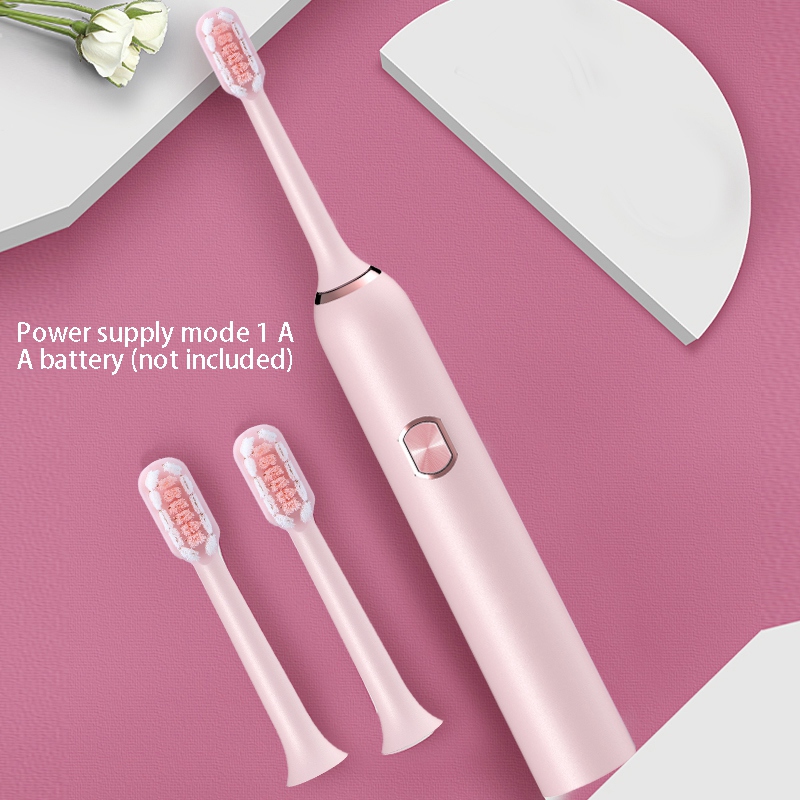 Vibration Electric Toothbrush Waterproof Smart Timer Automatic Vibration Waterproof Tooth Brush Replacement Head