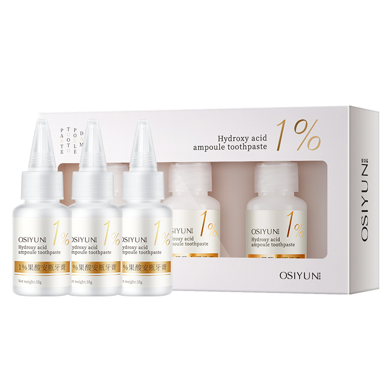 Teeth Whitening Toothpaste Fruit Acid Remove Calculus Plaque Stains Fresh Breath Cleaning Oral Hygiene Dental Bleach Care Tools: WHITE
