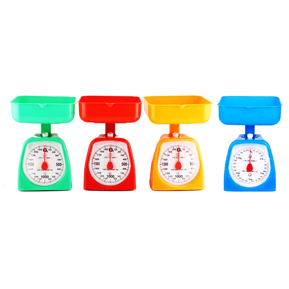 3/5kg Mechanical Kitchen Detachable Tray Vegetable Dial Cooking Weighing Scale