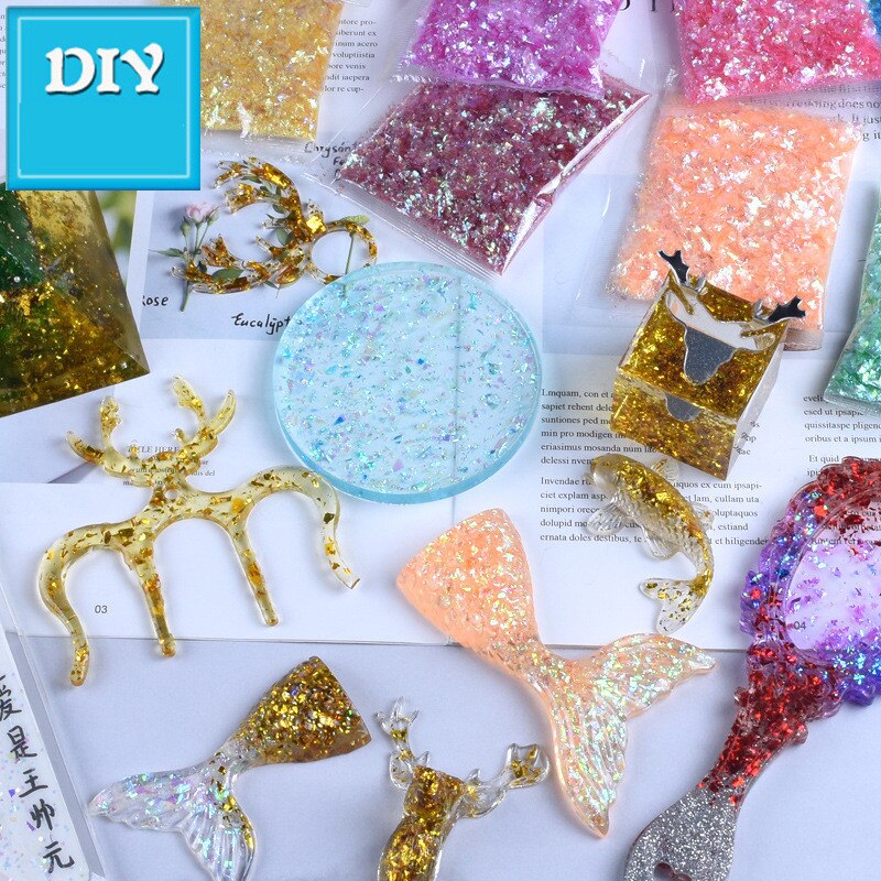 Shiny DIY Slime Additives Soft Slime Beads Glitter Slime Supplies Slime Materials Clay Charms Accessories Toys for Kids