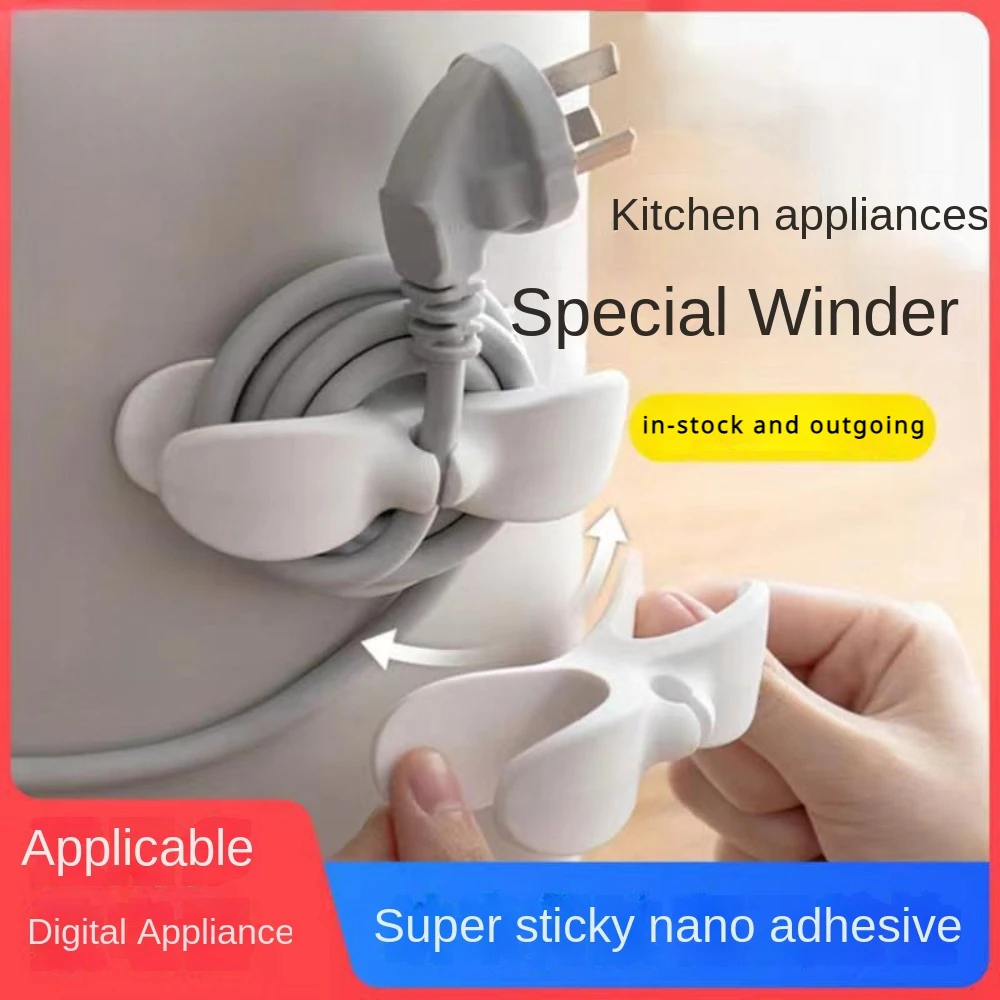 Wandgemonteerde Keuken Plug Houder Badkamer Accessoires Organizer Plank Koord Haspel Opbergdoos Jas Rekken Data Kabel Tuin