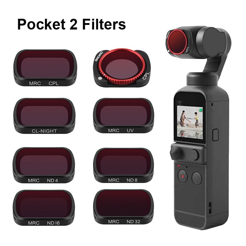 til dji lomme 2 nd 4 8 16 32 filter uv cpl naturlige nattfiltre til lomme 2 nøytrale tetthetsfiltre gimbal kamera tilbehør