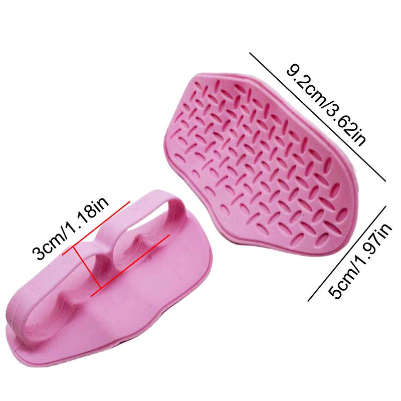2PCS Strength Training Silicone Hand Guard Fitness Weight Lifting Wrist Guards Pull-up Hard Pull Gloves Assist Grip Assist Strap