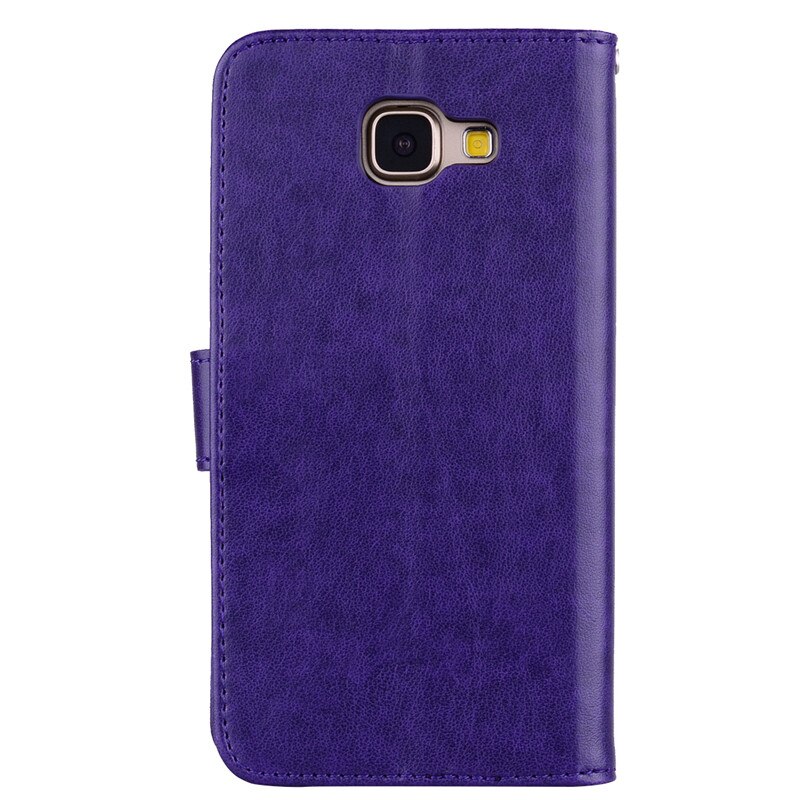 Portafoglio in pelle di Caso di Vibrazione Per Samsung Galaxy A5 2016 A510 Cassa di Libro Del Basamento Della Cassa Del Raccoglitore Per Coque Samsung Galaxy A5 2017 A520 Copertura