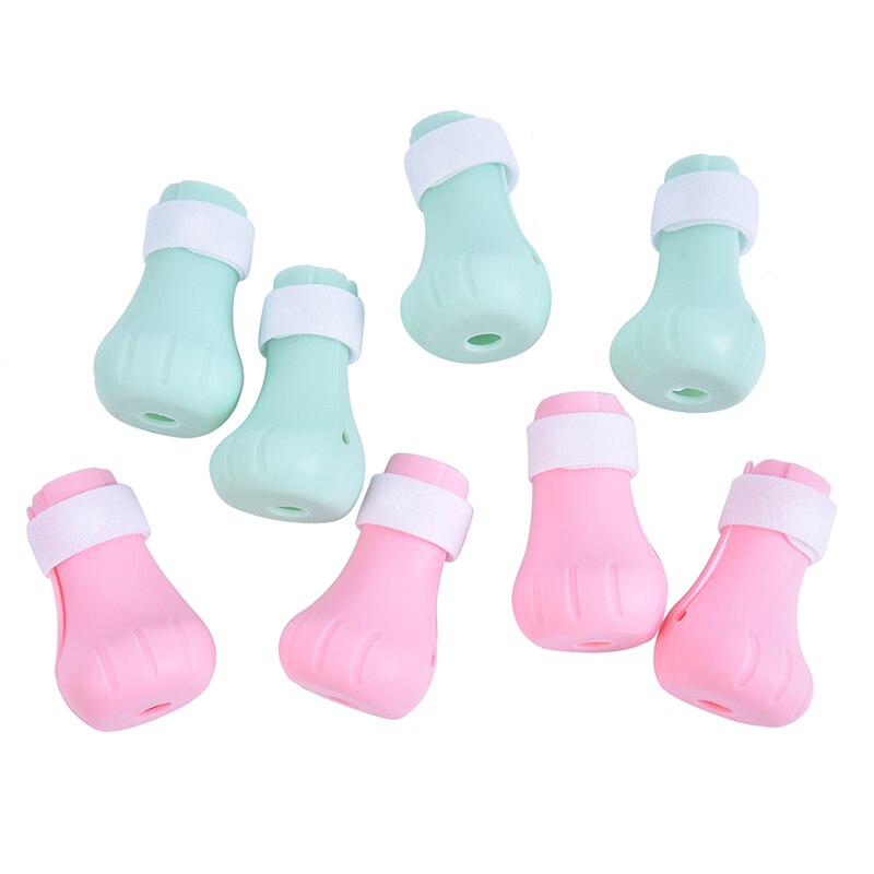 Funda de baño antimordedura para zapatos de gato, Protector de patas para mascotas, antiarañazos, ajustable