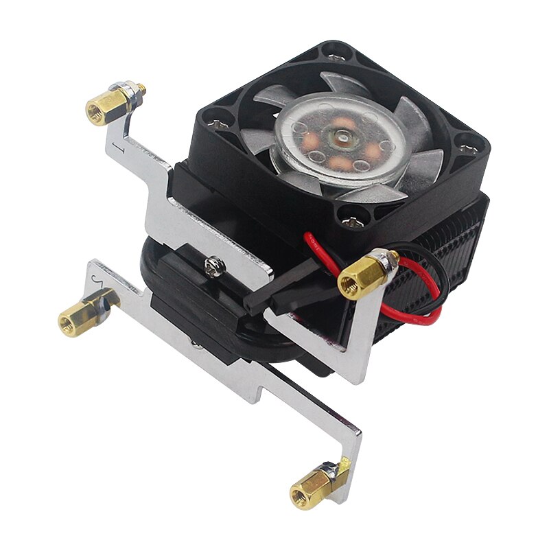 Raspberry Pi Case 4 B / 3 B - Vertical Tower Fan - Super Heat Dissipation - 7 Colors: Black