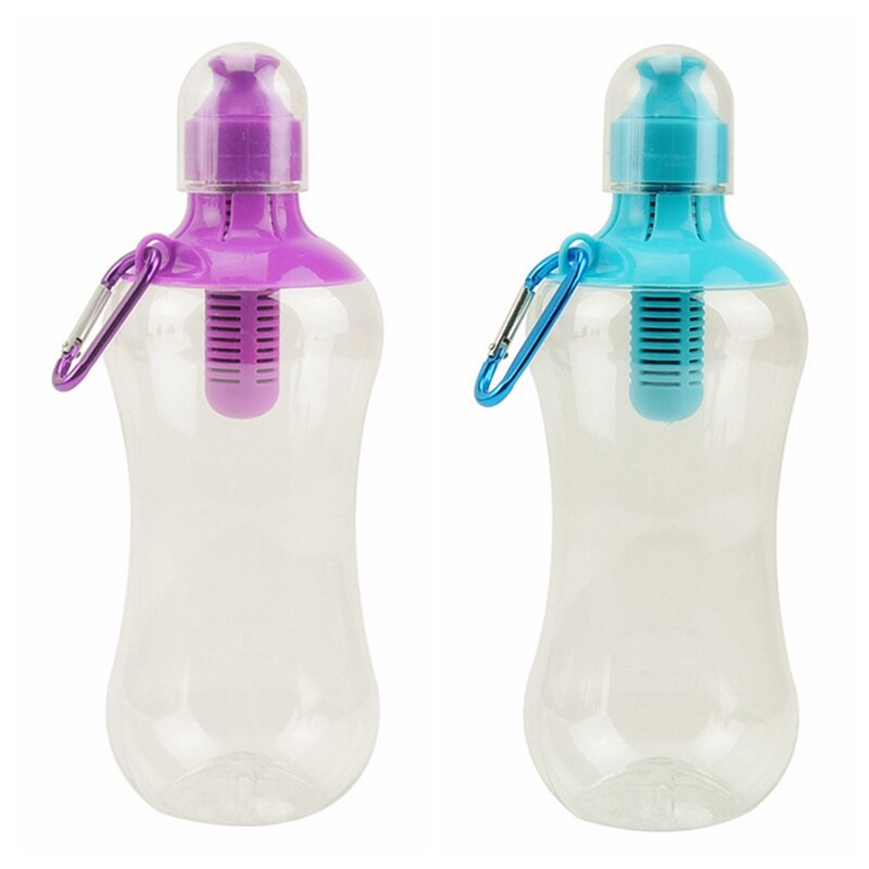 Draagbare Filter Fles Water Drinken Fles Outdoor Sport Fles Activated Carbon Filter Waterkoker Wandelen Klimmen Flessen