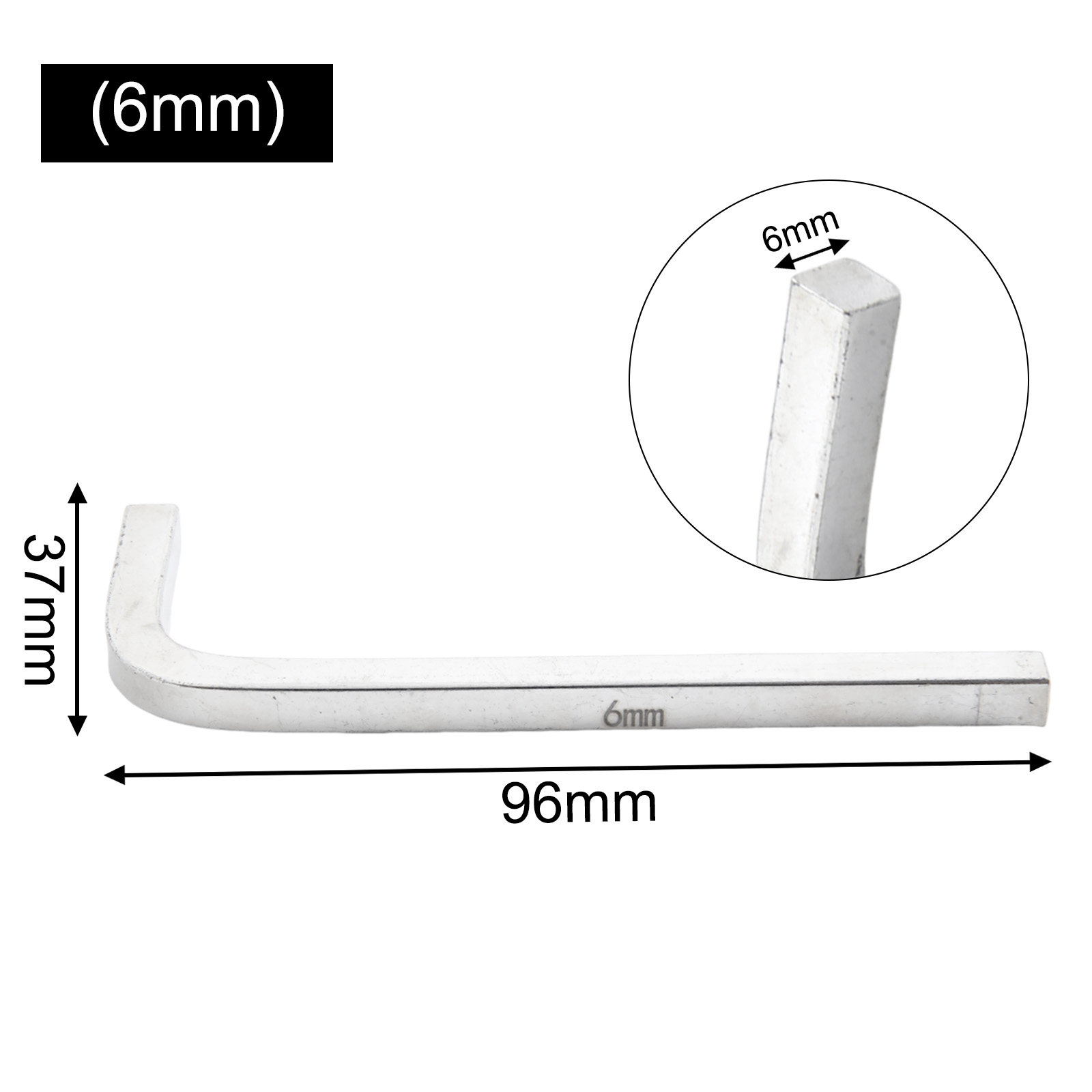 Tournevis à tête carrée en forme de L, Dnomium, acier au vanadium, 3-10mm, carré, 4 pointes essorées, outils à main, 1PC: Violet