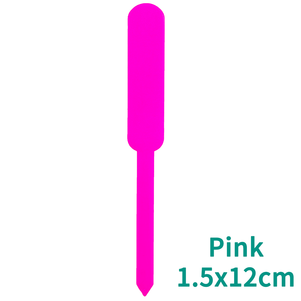 50 Stuks Waterdichte Tuinplant Etiketten Plastic Tags Kwekerij Markers Bloempotten Zaailing Schrijfteken Teken Diy Tuin Decor Gereedschap: Rood