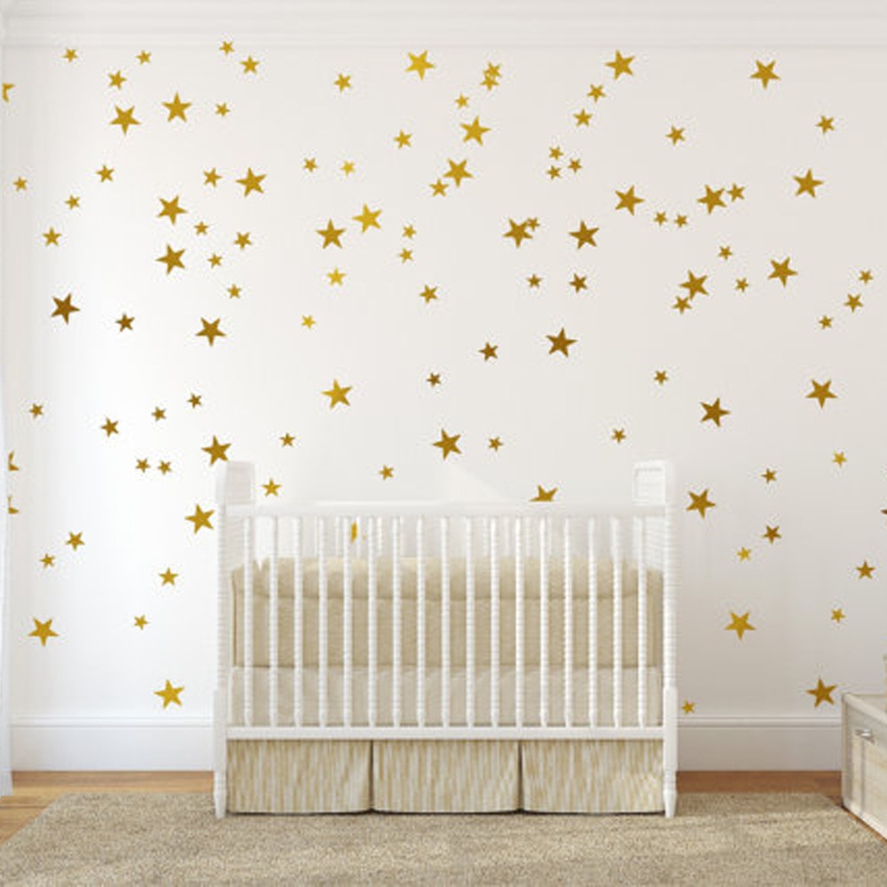 6 Pcs/39 Pcs Pentagram Cartoon Kinderen Kid Kamer Baby Muursticker Sky Star Vinyl Verwijderbare Muurstickers decals Verwijderbare