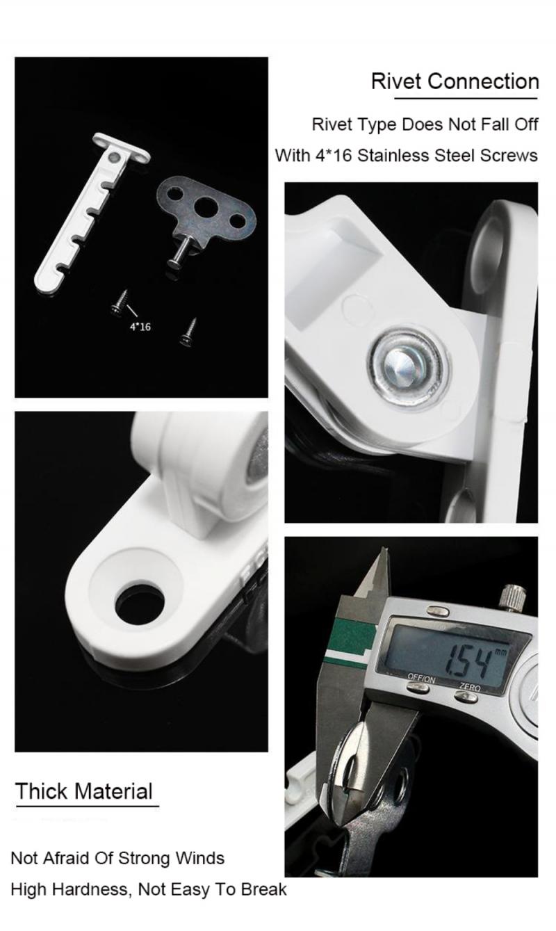 Plastic Steel Door And Window Limit Wind Hook Ventilation Limiter Retainer Child Safety Wind Brace Bracket Lock Latches For Home