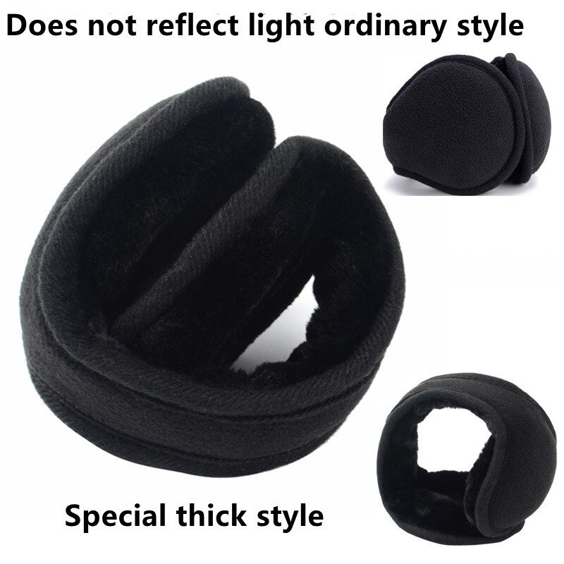 Nouveaux protège-oreilles pliants pour hommes et filles, épaissis, pliables, réfléchiront la lumière, sac d'oreille pour femme, couvre-oreilles résistant au froid, plus: D