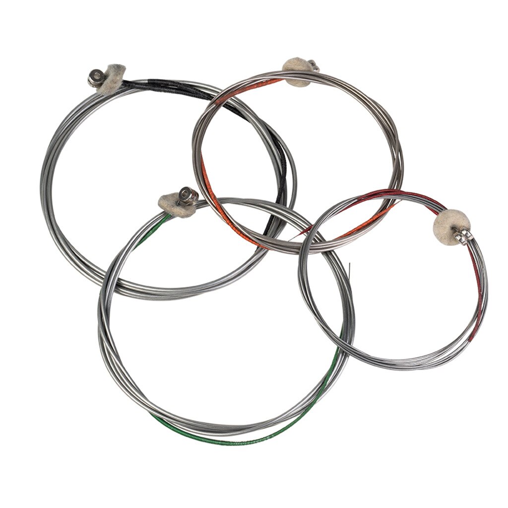 4 stuks elektrische basgitaar kleurrijke snaren basgitaar onderdelen zoet geluid muzikale onderdelen muziekinstrumenten en uitrusting