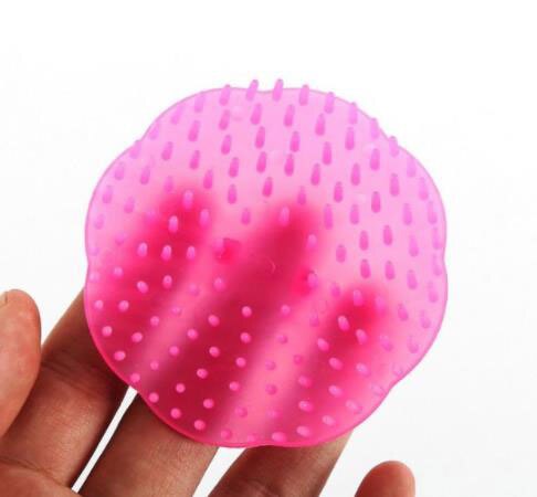 Animal de compagnie doux Silicone chien brosse pour animaux de compagnie gant toilettage animal de compagnie gant chat bain chat fournitures de nettoyage gant pour animaux de compagnie chat peignes: pink / right  hand