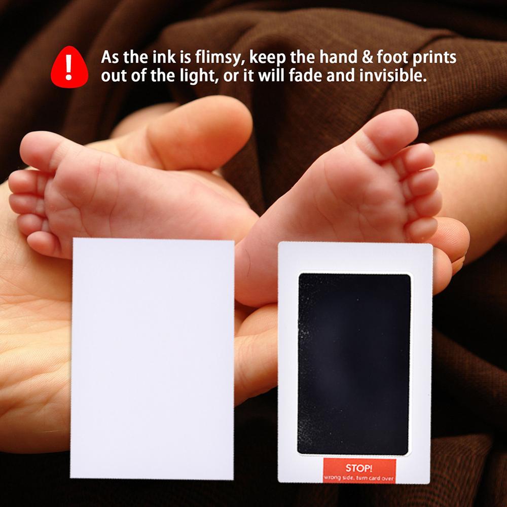 1pcs Baby Care Absolute Veiligheid Niet Giftig Baby Handafdruk Footprint Opdruk Kit Baby Souvenirs Casting Pasgeboren Voetafdruk Ink pad