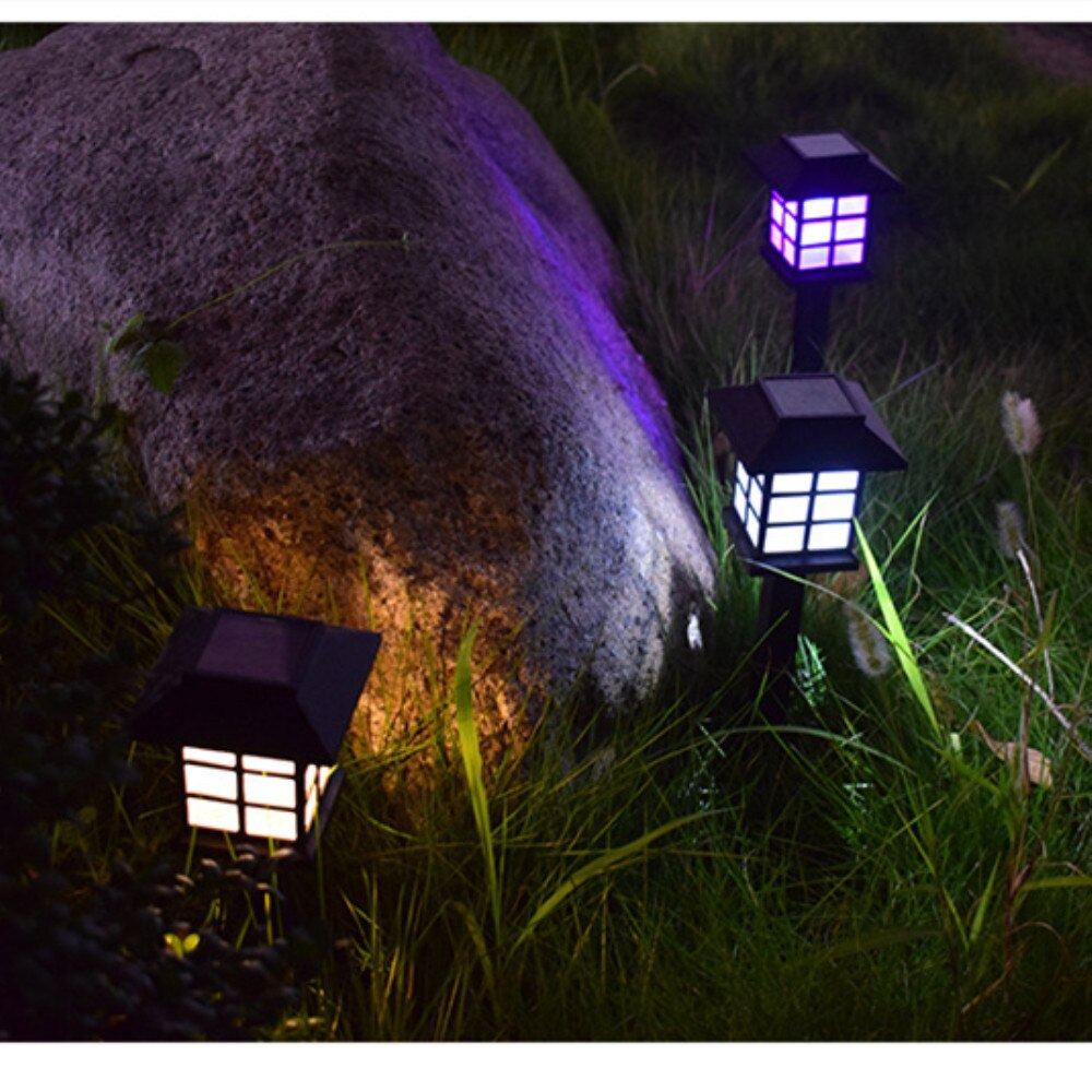 Outdoor Solar Powered Waterproof LED Garden Courtyard Lawn Lamp