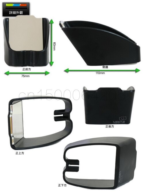 Espejo difusor de Flash para canon 650D 600D 700D 1300D 5D4 5D3 para nikon D750 D5300 D3300 D7100 D7200 D850 D800 D500 D810 D610