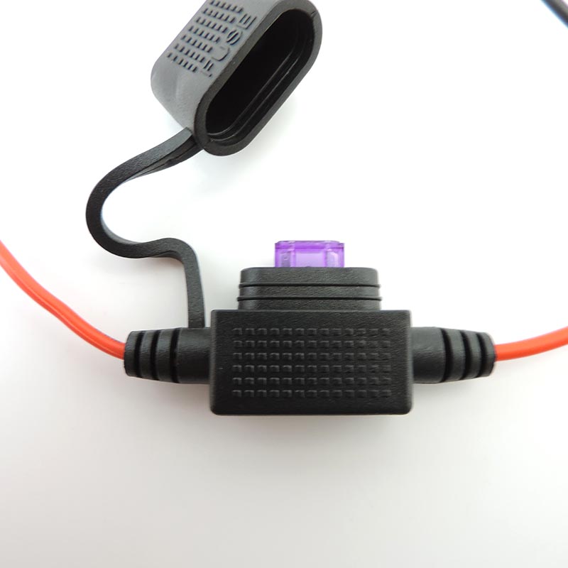 Terminal tipo O a línea de enchufe SAE automotriz, conector de Cable DIY, 18awg, aproximadamente 68cm, batería SAE, Cable de bricolaje, alimentación de CC