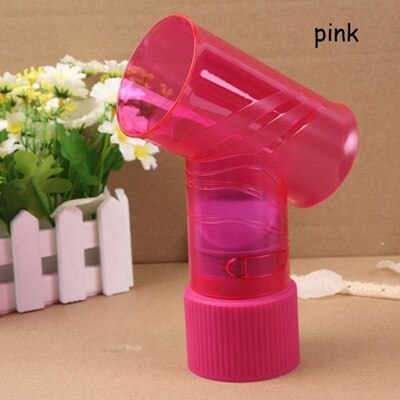 Föhn Magic Krullen Föhn Cover Cap Curler Diffuser Draagbare Föhn Diffuser Salon Wind Spin Curl Hair Styling gereedschap: Pink