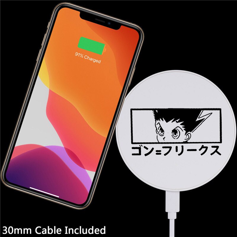 Hunter X Hunter Anime Drahtlose Ladegerät für Iphone/Airpods Drahtlose Ladegerät Tragbare Ladegerät für Samsung für Huawei für Xiaomi: Style 8